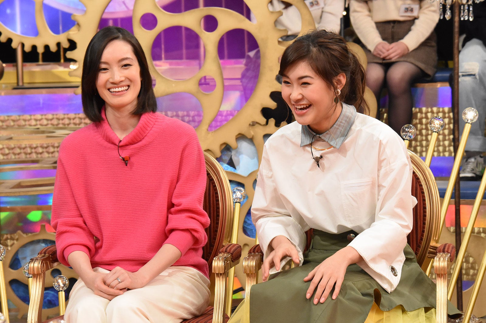 荒川静香、村上佳菜子(C)日本テレビ